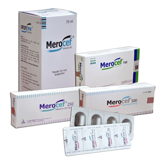 Merocef 125 mg/5 ml Powder for Suspension