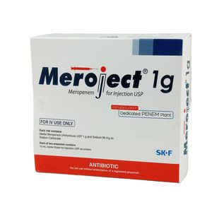 Meroject 1 gm/vial IV Injection or Infusion Meroject 1 gm/vial IV Injection or Infusion