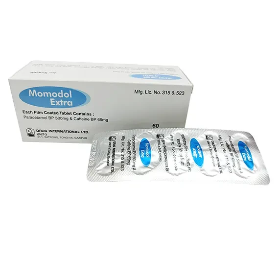 Momodol Extra 500 mg+65 mg Tablet Momodol Extra 500 mg+65 mg Tablet
