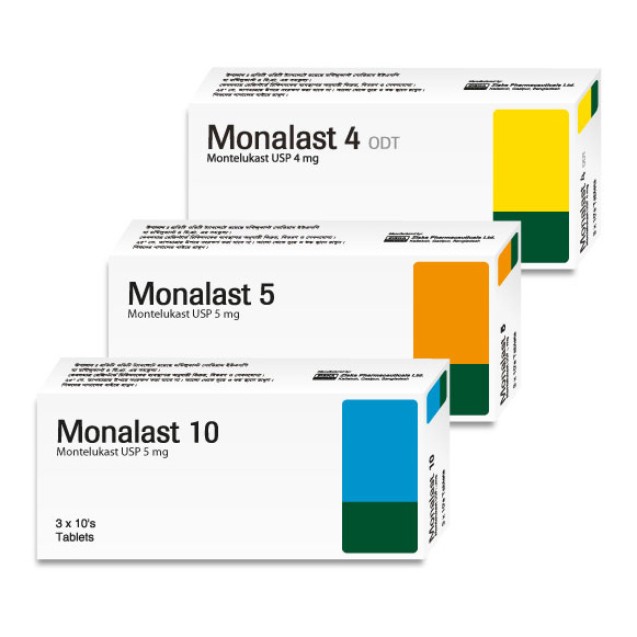 Monalast ODT 4 mg Dispersible Tablet
