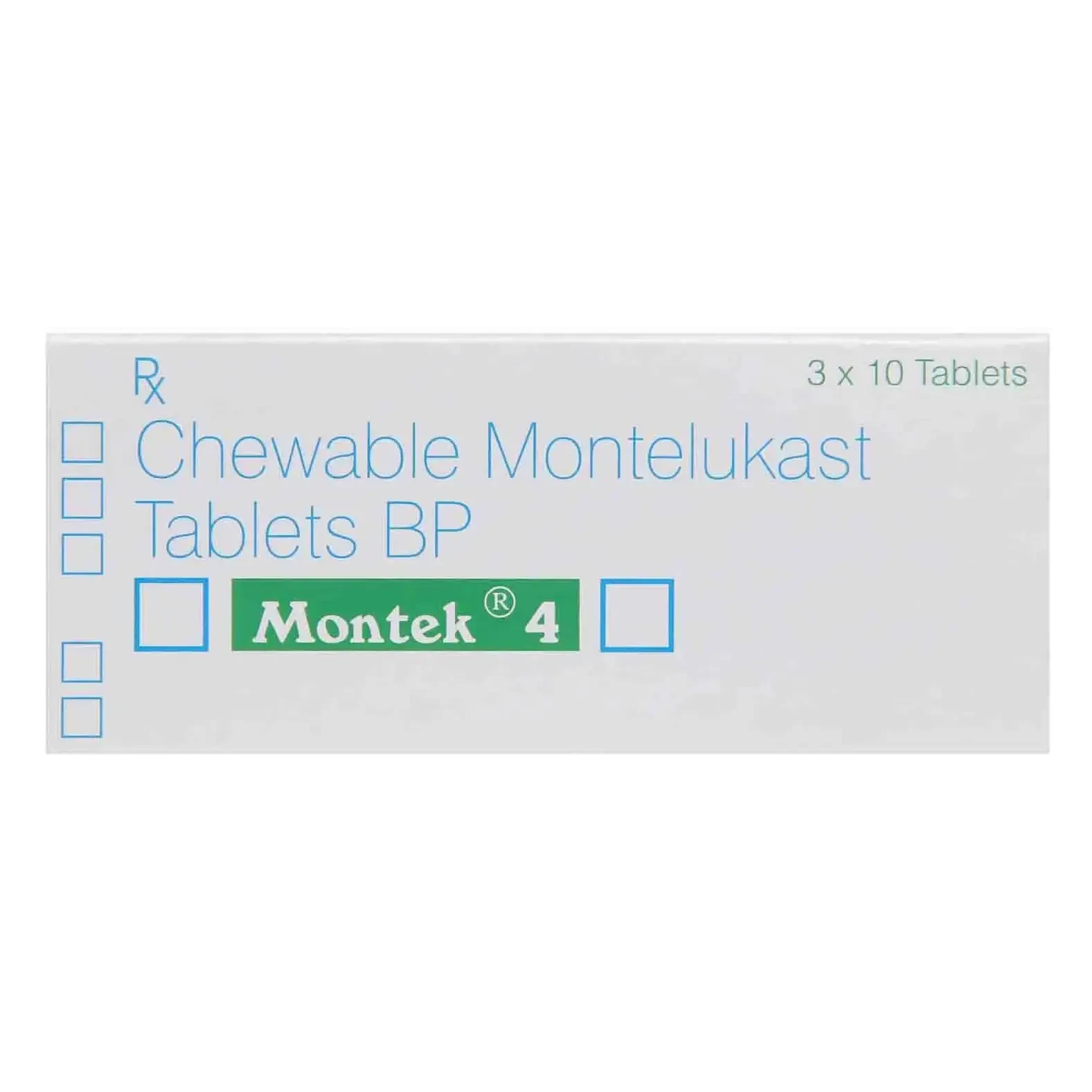 Montek 4 mg Chewable Tablet