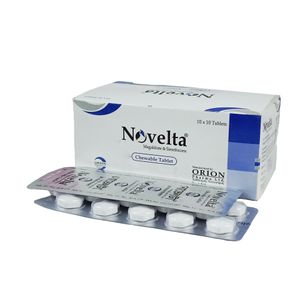 Novelta 480 mg+20 mg Chewable Tablet Novelta 480 mg+20 mg Chewable Tablet