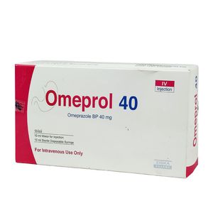 Omeprol 40 mg/vial IV Injection