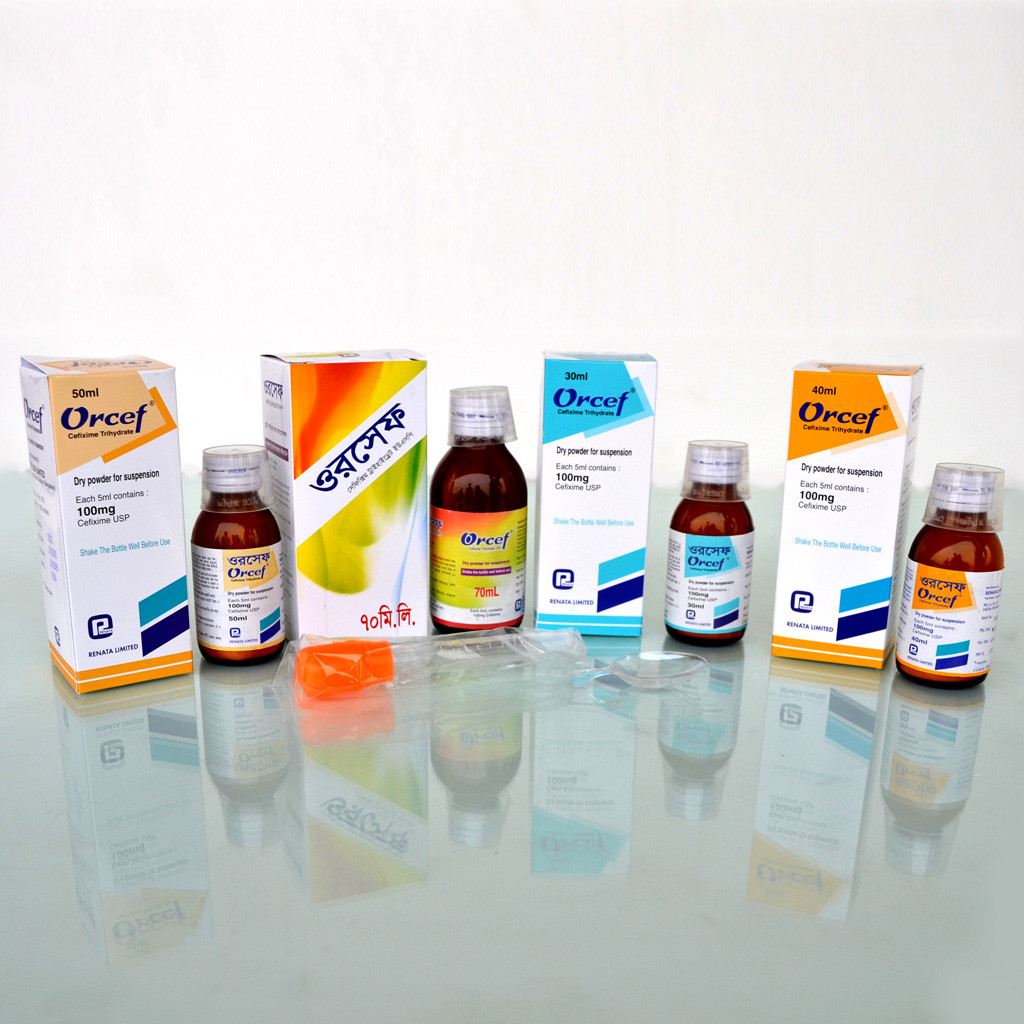 Orcef 100 mg/5 ml Powder for Suspension Orcef 100 mg/5 ml Powder for Suspension
