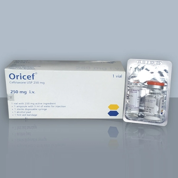 Oricef 250 mg/vial IV Injection Oricef 250 mg/vial IV Injection