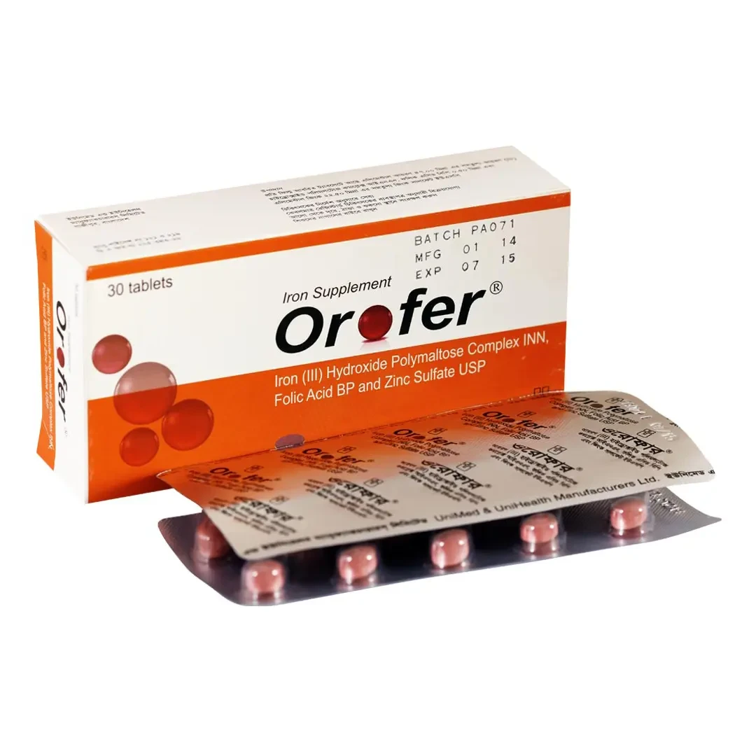 Orofer 47 mg+0.5 mg+22.5 mg Tablet Orofer 47 mg+0.5 mg+22.5 mg Tablet