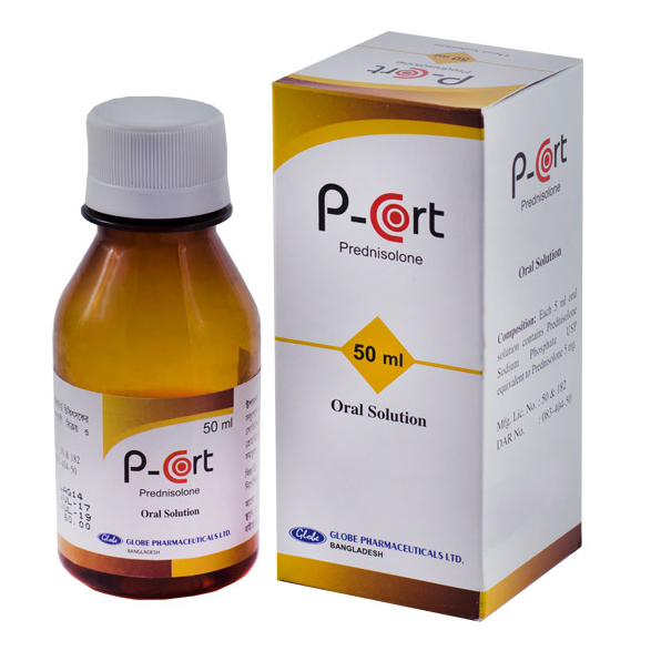 P-Cort 5 mg/5 ml Oral Solution P-Cort 5 mg/5 ml Oral Solution