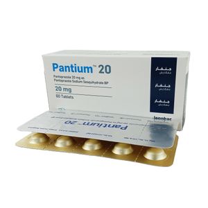 Pantium 20 mg Tablet (Enteric Coated) Pantium 20 mg Tablet (Enteric Coated)