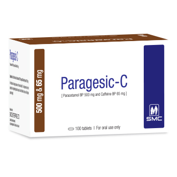 Paragesic-C 500 mg+65 mg Tablet Paragesic-C 500 mg+65 mg Tablet