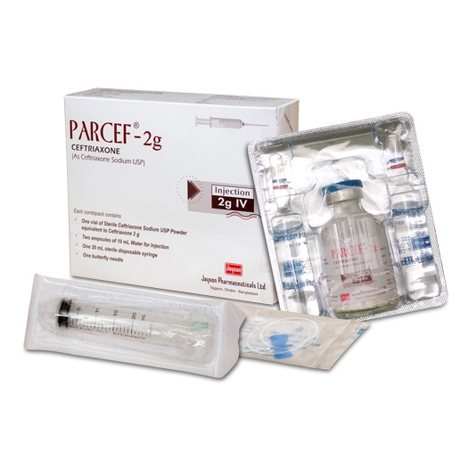 Parcef 2 gm/vial IV Injection Parcef 2 gm/vial IV Injection