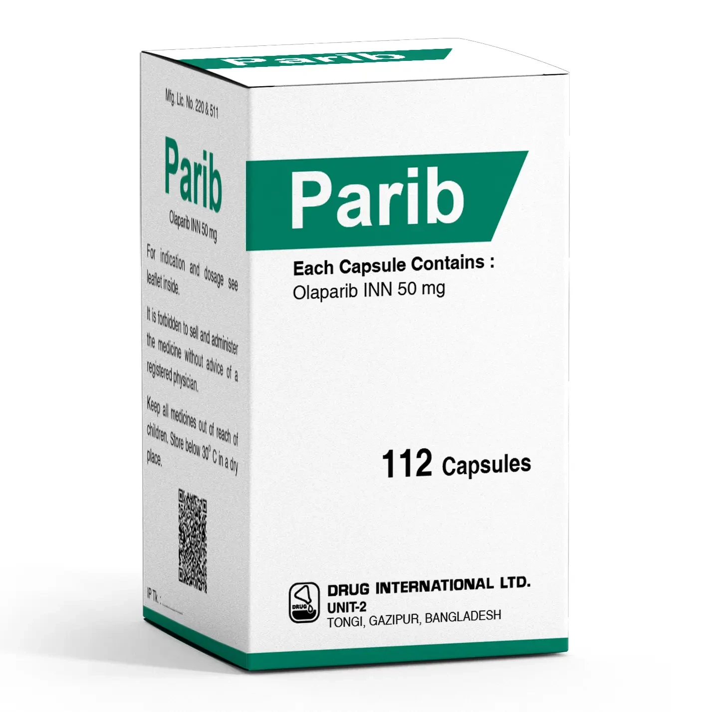 Parib 50 mg Capsule Parib 50 mg Capsule