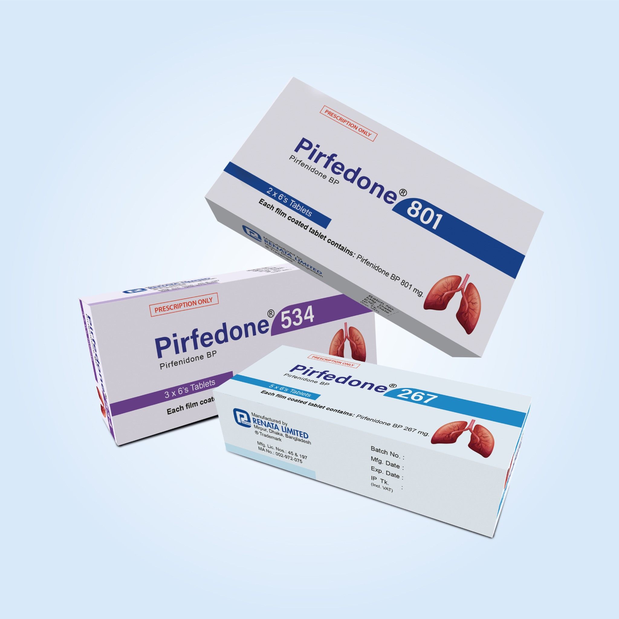 Pirfedone 801 mg Tablet Pirfedone 801 mg Tablet