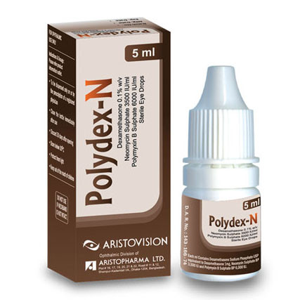 Polydex-N (1 mg+3500 IU+6000 IU)/ml Ophthalmic Solution
