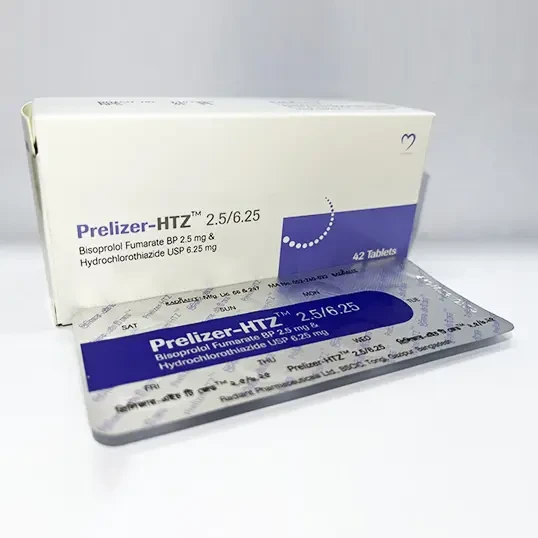 Prelizer-HTZ 2.5 mg+6.25 mg Tablet