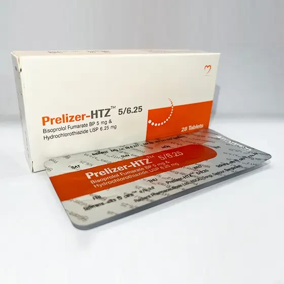 Prelizer-HTZ 5 mg+6.25 mg Tablet