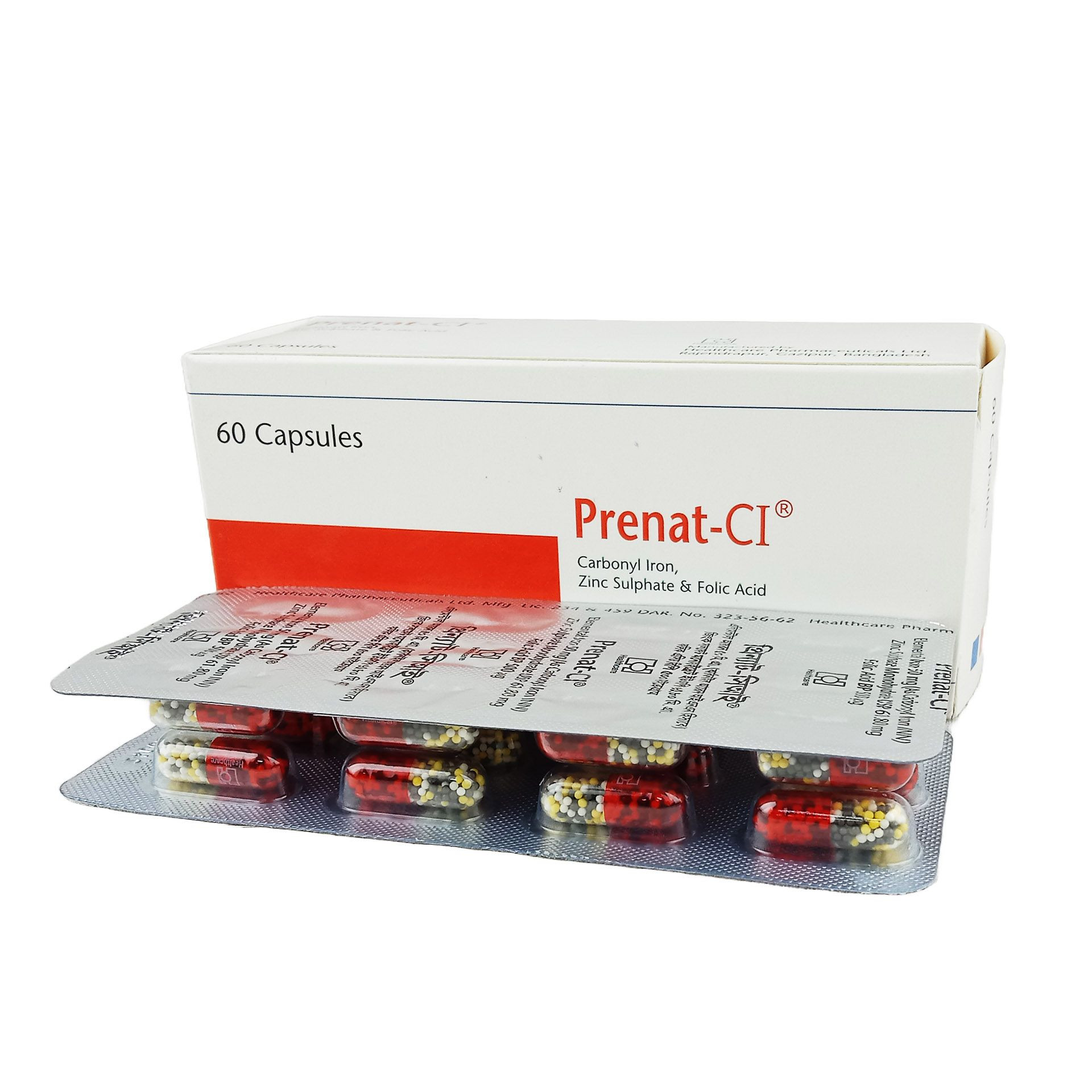 Prenat-CI 50 mg+0.50 mg+61.80 mg Capsule (Timed Release)