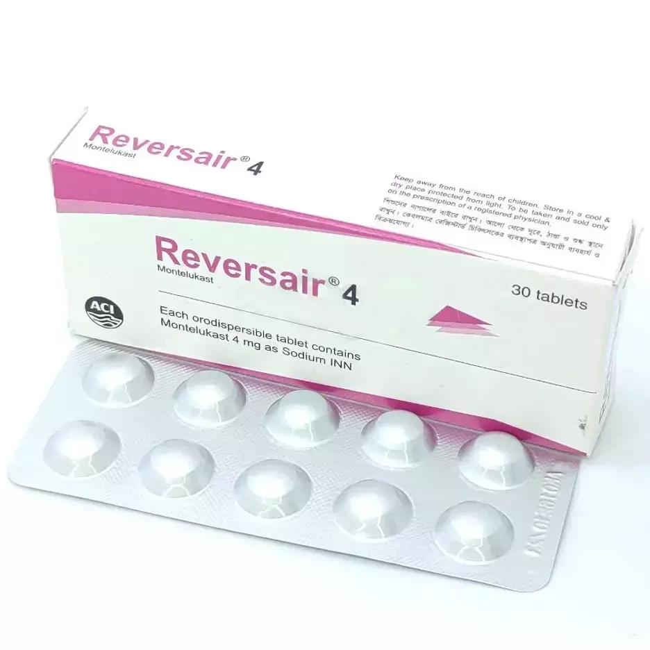 Reversair ODT 4 mg Dispersible Tablet