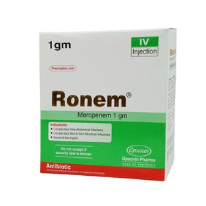 Ronem 1 gm/vial IV Injection or Infusion Ronem 1 gm/vial IV Injection or Infusion