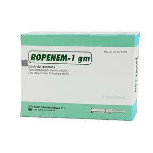 Ropenem 1 gm/vial IV Injection or Infusion Ropenem 1 gm/vial IV Injection or Infusion