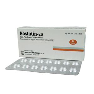 Rostatin 20 mg Tablet Rostatin 20 mg Tablet