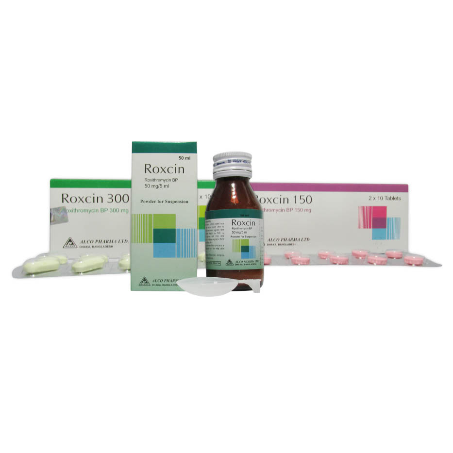 Roxcin 50 mg/5 ml Powder for Suspension Roxcin 50 mg/5 ml Powder for Suspension