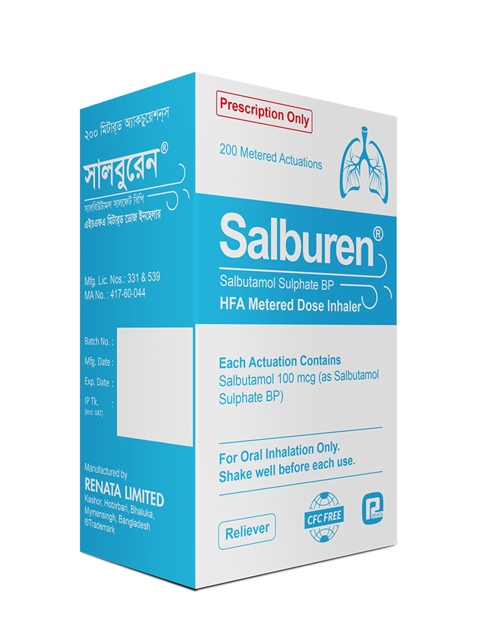 Salburen 100 mcg/puff Inhaler