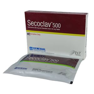 Secoclav 500 mg+125 mg Tablet Secoclav 500 mg+125 mg Tablet
