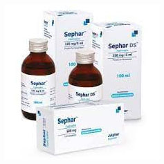Sephar 125 mg/5 ml Powder for Suspension