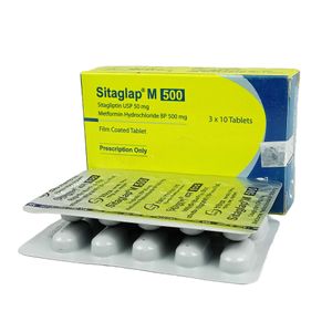 Sitaglap M 50 mg+500 mg Tablet