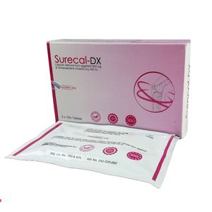 Surecal-D 500 mg+200 IU Tablet