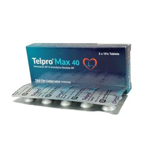 Telpro Max 5 mg+40 mg Tablet