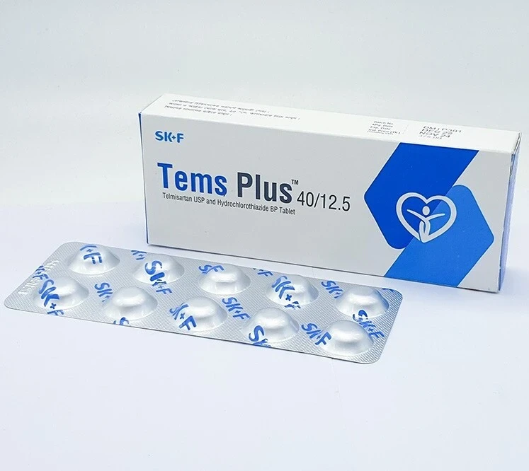 Tems Plus 40 mg+12.5 mg Tablet Tems Plus 40 mg+12.5 mg Tablet