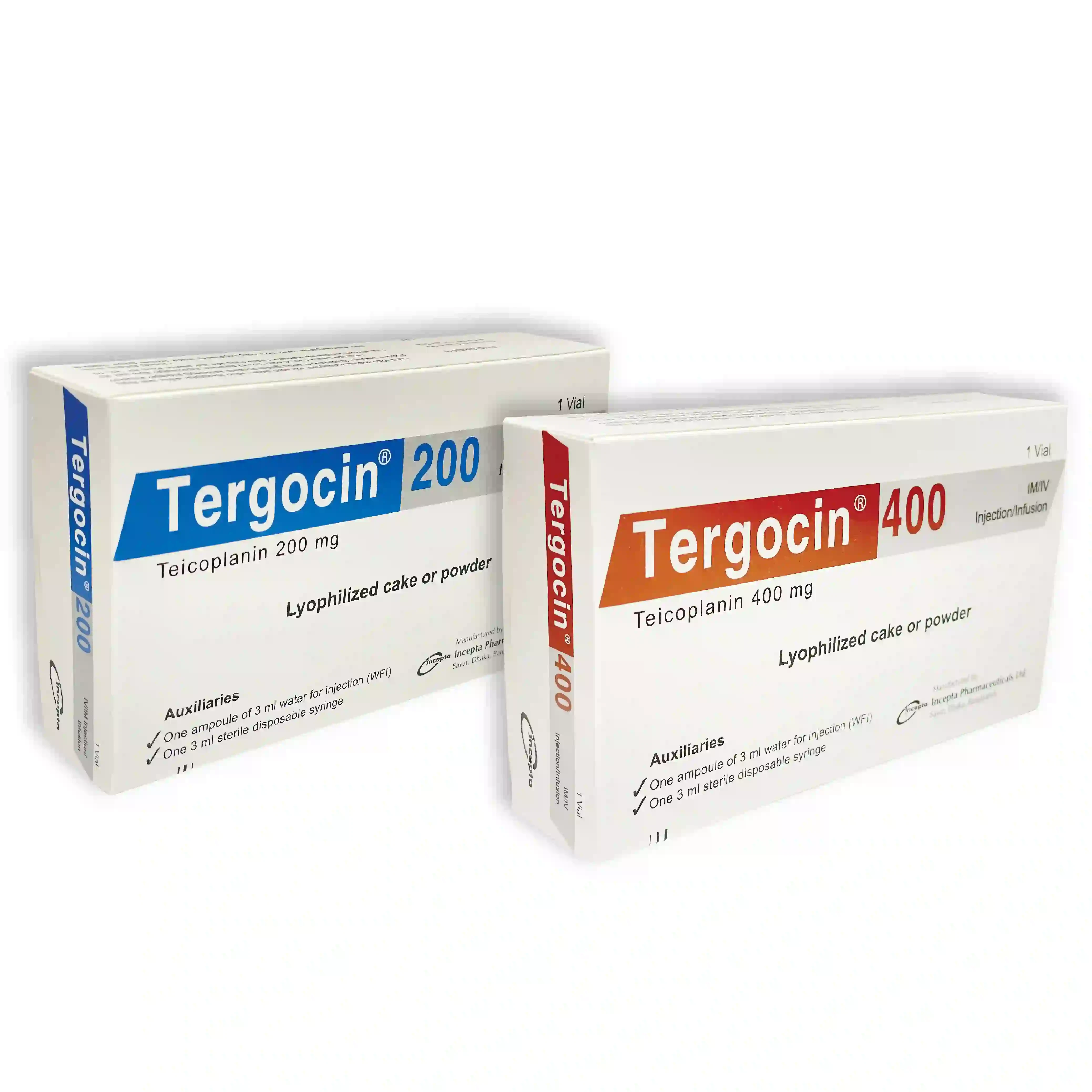 Tergocin 400 mg/vial IM/IV Injection Tergocin 400 mg/vial IM/IV Injection
