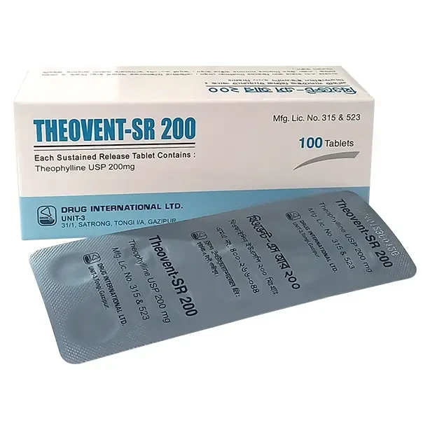 Theovent-SR 200 mg Tablet (Sustained Release)