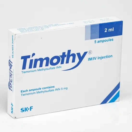 Timothy 5 mg/2 ml IM/IV Injection Timothy 5 mg/2 ml IM/IV Injection