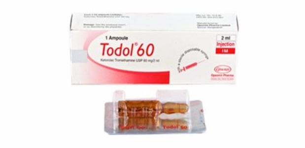 Todol 60 mg/2 ml IM/IV Injection