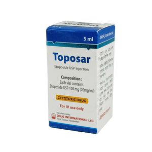 Toposar 100 mg/5 ml IV Infusion Toposar 100 mg/5 ml IV Infusion