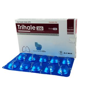 Trihale 25 mcg+100 mcg+62.5 mcg Inhalation Capsule