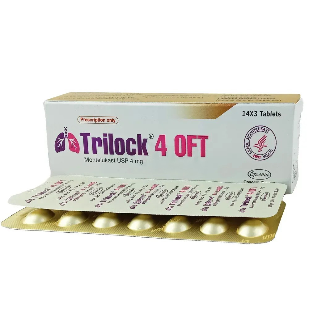 Trilock OFT 4 mg Flash Tablet