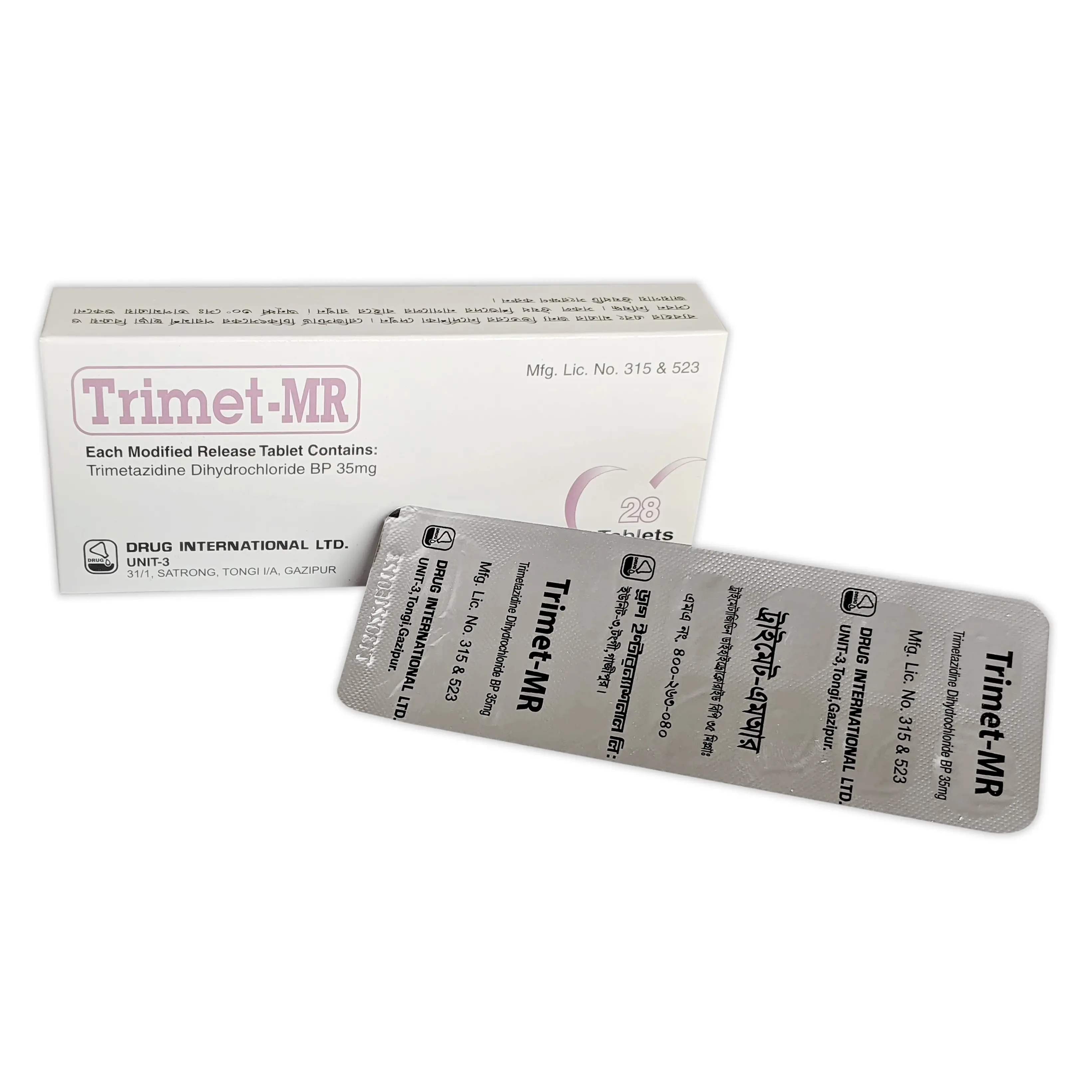 Trimet-MR 35 mg Tablet (Modified Release)