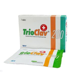 Trioclav 200 mg+125 mg Tablet Trioclav 200 mg+125 mg Tablet
