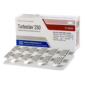 Turboclav 250 mg+62.5 mg Tablet Turboclav 250 mg+62.5 mg Tablet