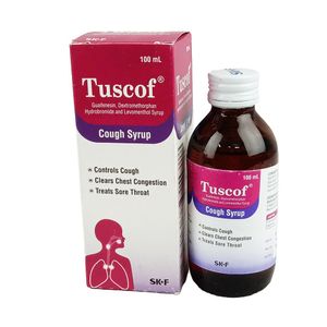 Tuscof (100 mg+1.1 mg+14 mg)/5 ml Syrup