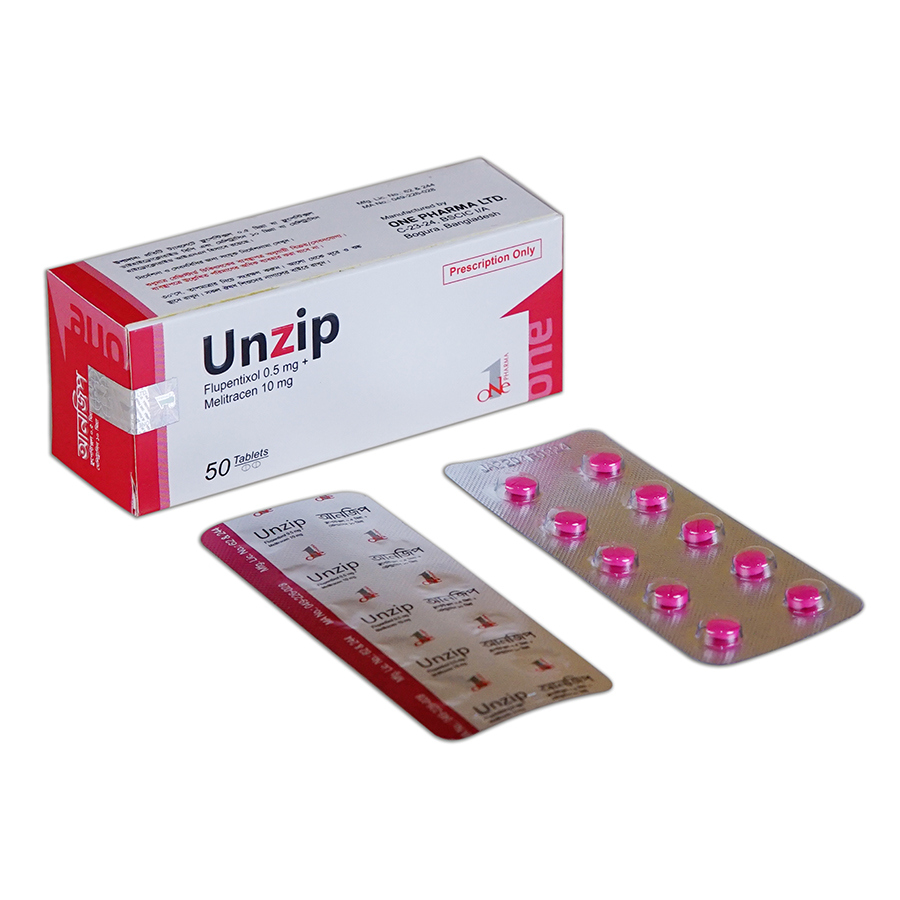 Unzip 0.5 mg+10 mg Tablet Unzip 0.5 mg+10 mg Tablet