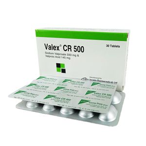 Valex CR 500 mg Tablet (Controlled Release) Valex CR 500 mg Tablet (Controlled Release)