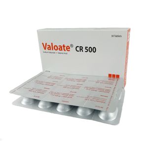 Valoate CR 500 mg Tablet (Controlled Release) Valoate CR 500 mg Tablet (Controlled Release)