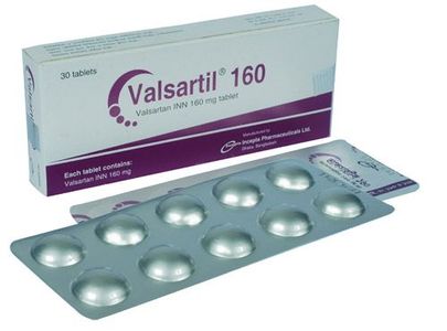 Valsartil 160 mg Tablet Valsartil 160 mg Tablet