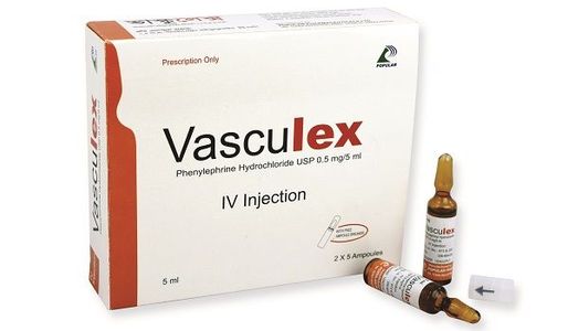 Vasculex 0.5 mg/5 ml IV Injection