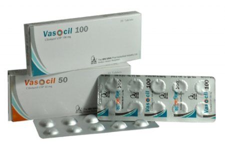 Vasocil 100 mg Tablet Vasocil 100 mg Tablet