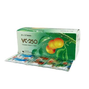 VC-250 250 mg Chewable Tablet VC-250 250 mg Chewable Tablet